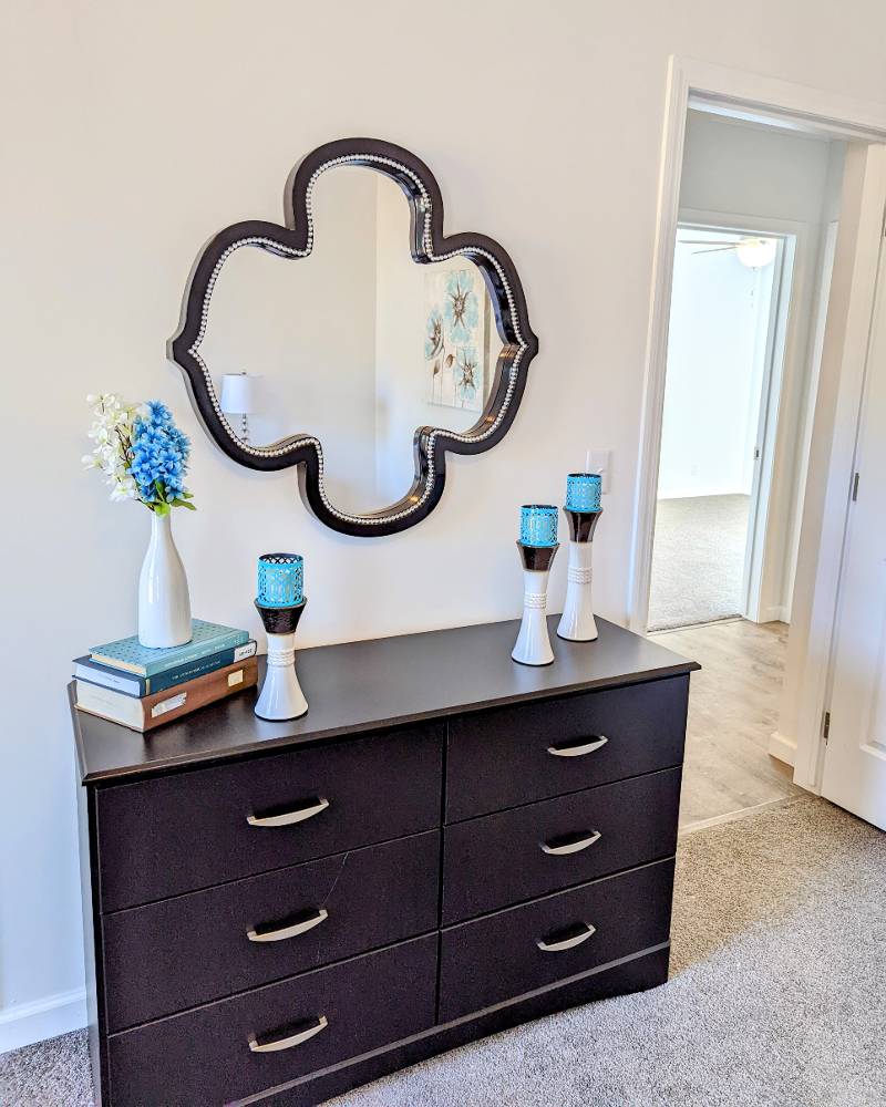 Bedroom Dresser and Mirror